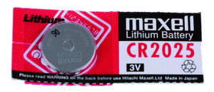Batterie CR2025 Lithium Knopf 3V 