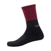 Shimano Original Wool Tall Socks black maroon S/M