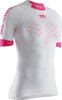 X-BIONIC WOMEN The Trick 4.0 Running Shirt SH SL arctic white/neon flamingo L