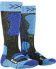 X-SOCKS JR Ski 4.0 anthracite melange/electric blue 31-34