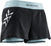 X-BIONIC Women Twyce Race 2in1 Shorts clearwater/black L